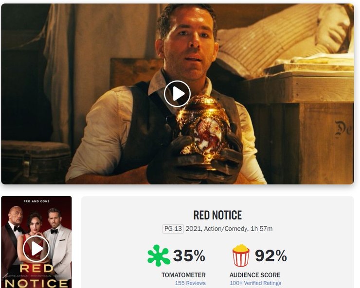 критика красное уведомление