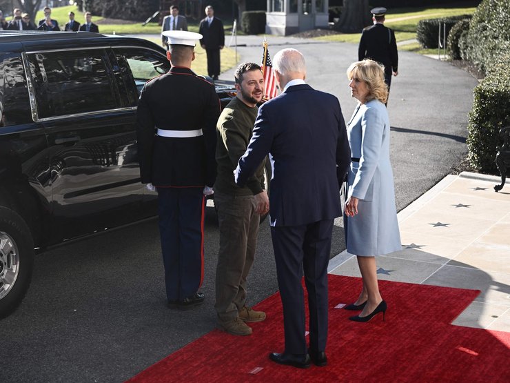 зеленский встретился с байденом