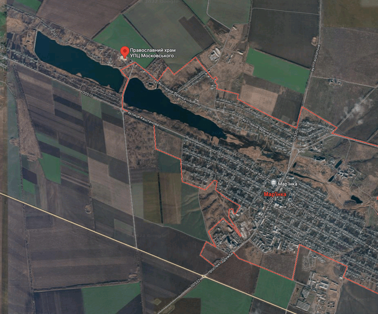 удары по марьинке