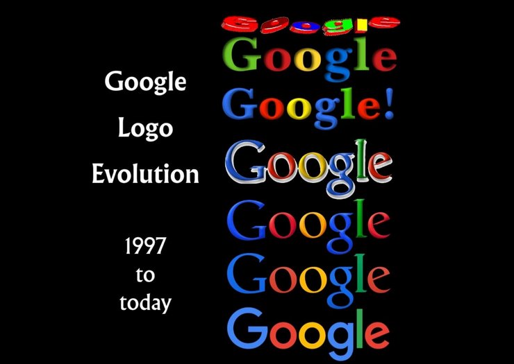 история логотипов google