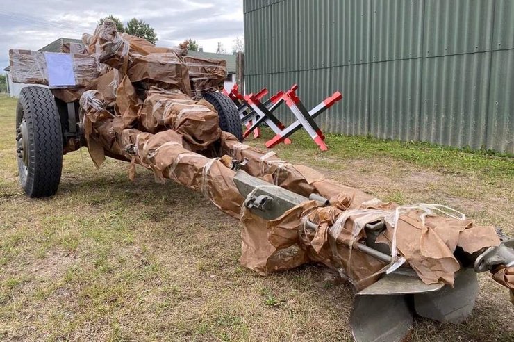 Американская гаубица М101А1, ВСУ