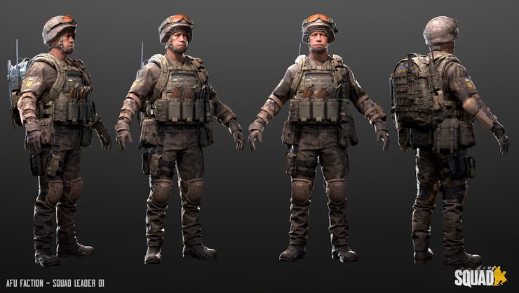 Так будут выглядеть бойцы ВСУ в игре