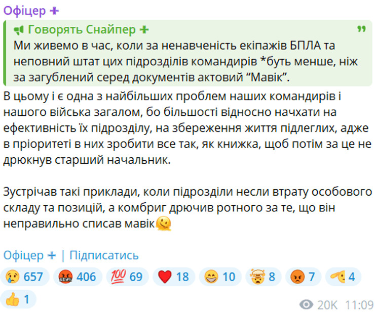 Списание имущества в ВСУ