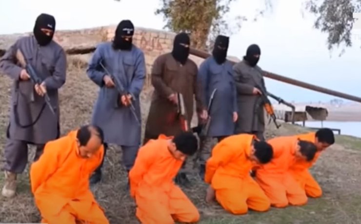 ИГИЛ, боевики, расстрел