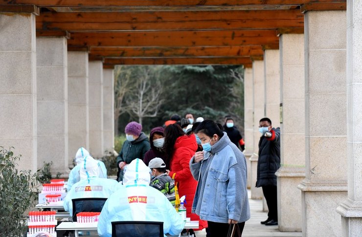 пекин, тест на коронавирус