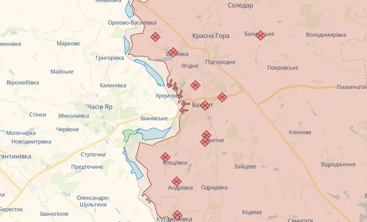 Бахмутское направление, Донецкая обл.