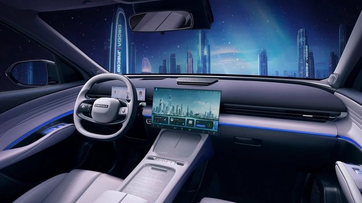 Салон Omoda 7, Chery Omoda 7, Chery Omoda, новий Omoda 7, кросовер Omoda 7