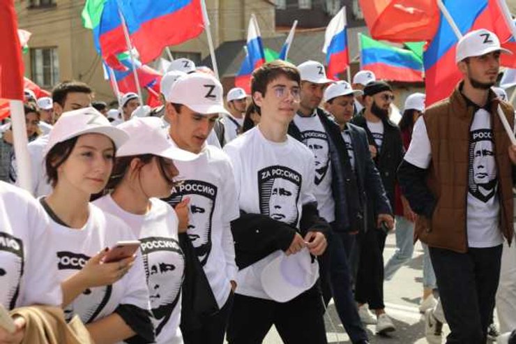 На "патриотическую акцию" власти Дагестана согнали молодежь