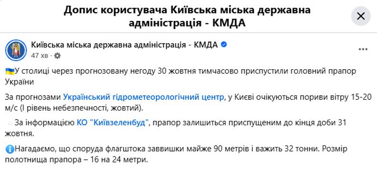 Сообщение КГГА