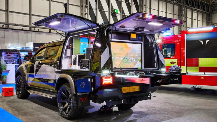 Ford Ranger, пункт управления дронами