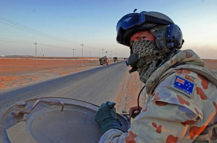 Австралийский вооенослужащий