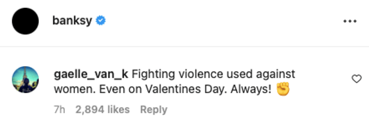 Комментарий к работе Бэнкси