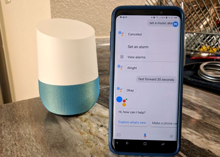 google ассистент колонка помощник ии