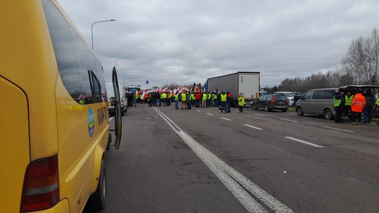 Блокада границы Польши