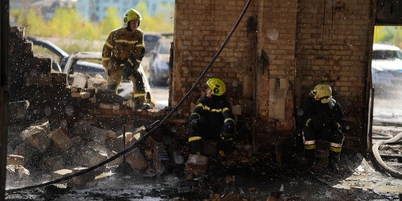 Налет реактивных дронов на Киев: погибли пять человек, небо затянули тучи дыма (фото)