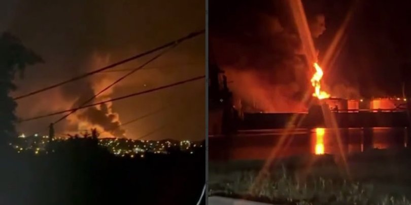 У Керчі дрони уразили морський порт і низку об'єктів: з'явилися перші дані про наслідки атаки (фото)