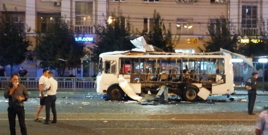 Десятки пострадавших: в Воронеже взорвался пассажирский автобус (видео)