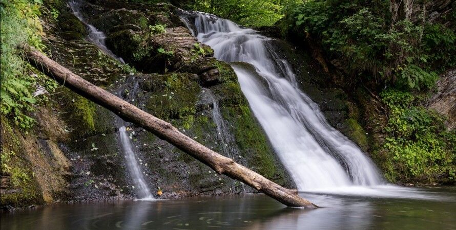 Водопад карпысак в новосибирске фото