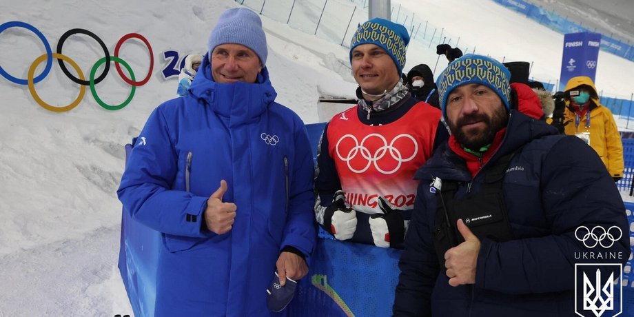 Сергій Бубка, Олександр Абраменко та Енвер Аблаєв Олімпіада-2022