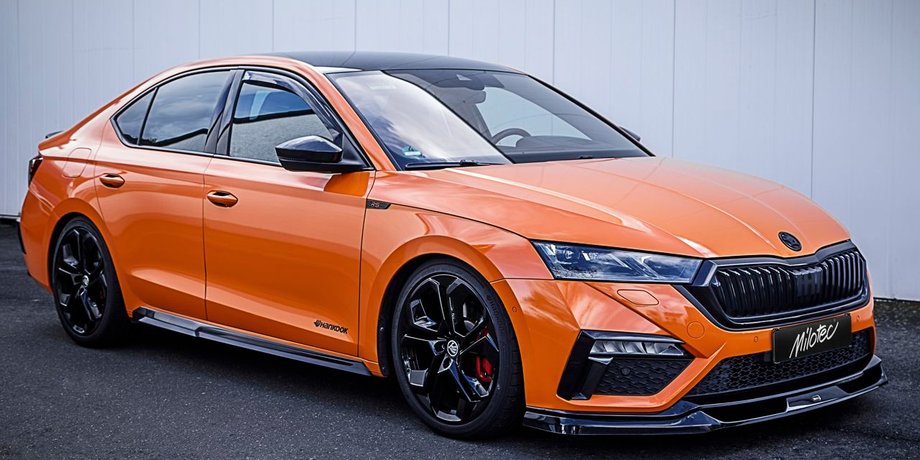 skoda octavia rs milotec, Skoda Octavia RS, Skoda Octavia RS 2023, тюнінг Skoda Octavia, Skoda Octavia