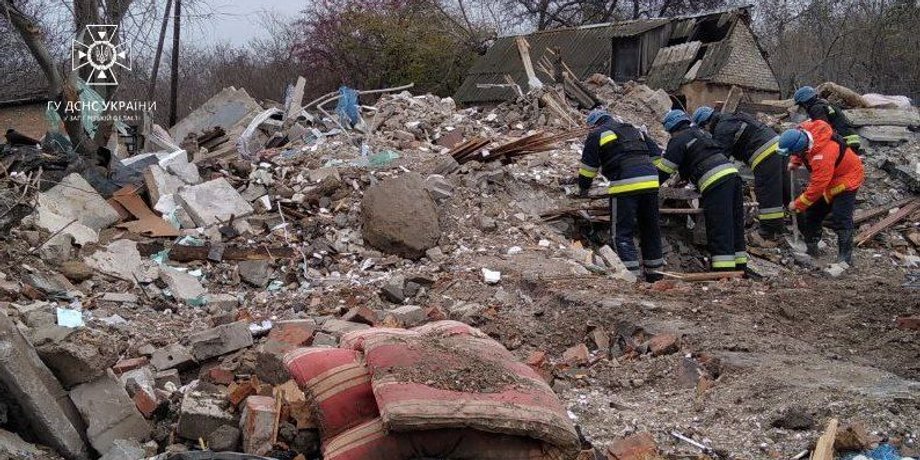 Обстріл Вільнянськ ракетний удар руйнування рятувальники жертви