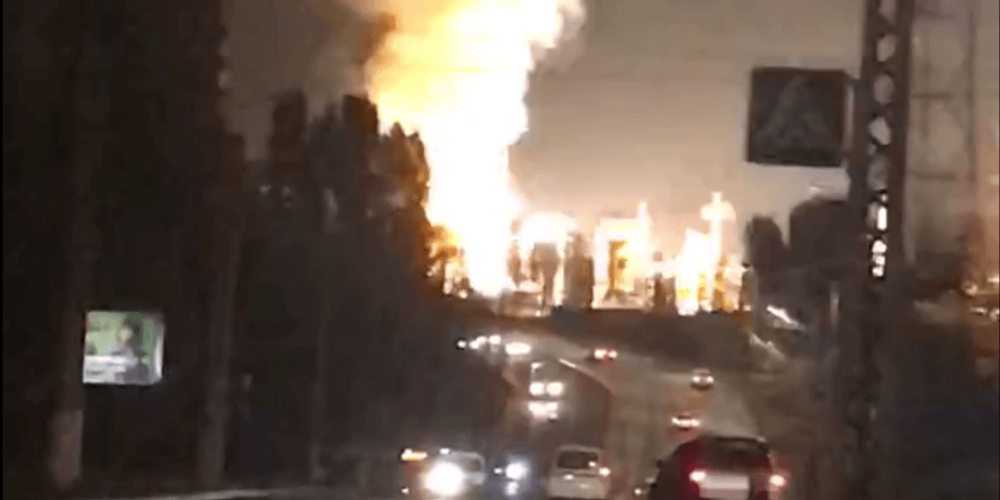 Пожар на электроподстанции в Белгороде