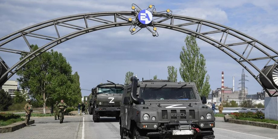 ЗС РФ на запорізькій АЕС