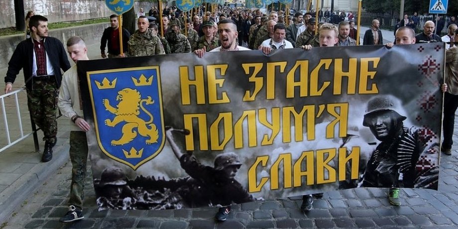 СС "Галичина", Киев, марш, Офис президента, осуждение,