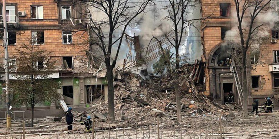 Руйнування у Запоріжжі, обстріл Запоріжжя