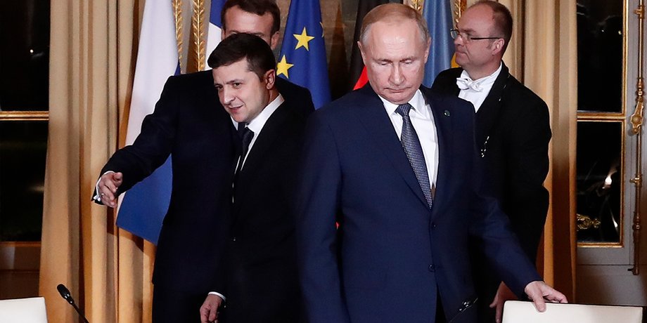 Владимир Зеленский Владимир Путин переговоры