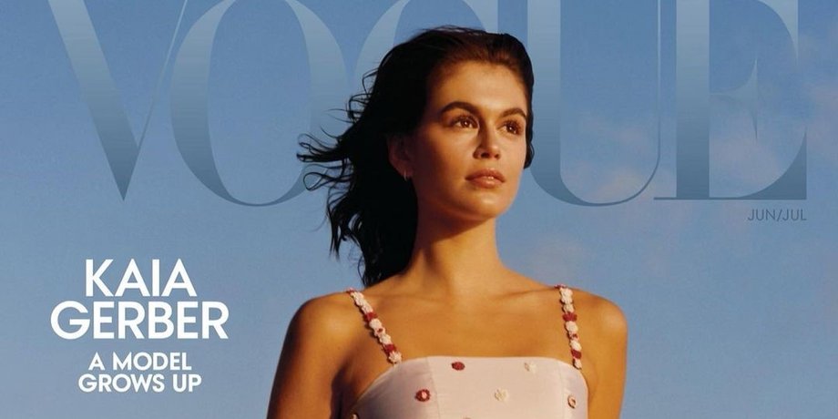 Кайя Гербер, модель, Vogue, обложка