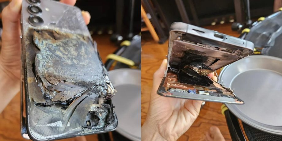 Galaxy S25+ загорівся