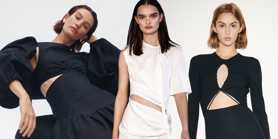 тренд сut out, модный тренд 2021, total look, чистые цвета, лето 2021