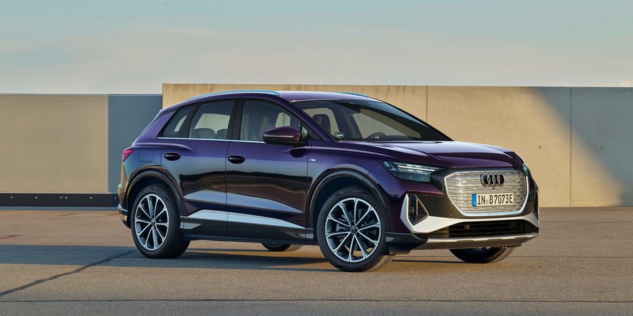 Audi Q4 e-tron 55, Audi Q4 e-tron, Audi Q4, Audi Q4, новый Audi Q4, электромобиль Audi