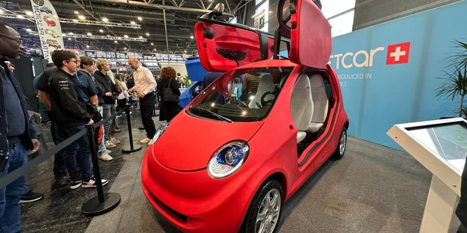 Softcar, швейцарський електромобіль, електромобіль Softcar, дешевий електромобіль