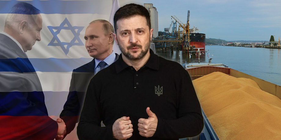 зерновий скандал Україна Ізраїль, крадене українське зерно Ізраїль, санкції Зеленського Ізраїль