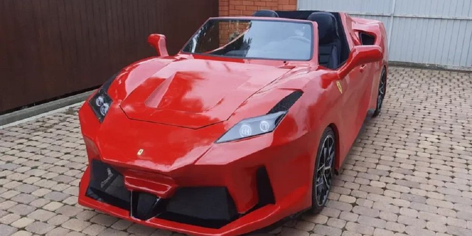Ferrari, ВАЗ, ВАЗ-21099, Россия, РФ, Курьезы, Фото, Авто, Автомобили, Реплика, Копия, Суперкар