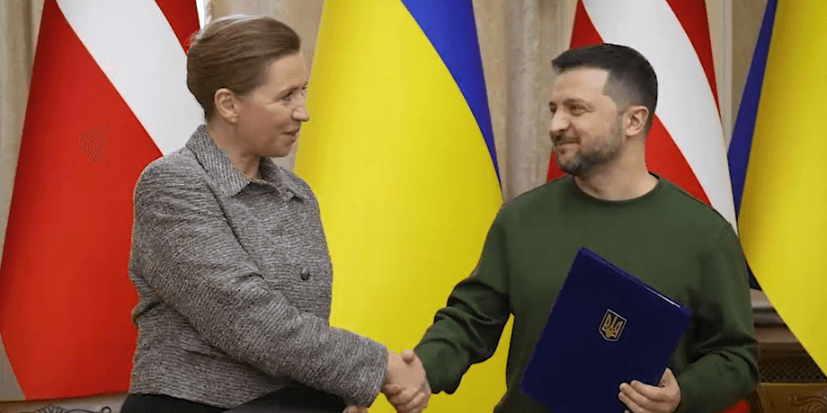 Метте Фредеріксен, Володимир Зеленський, Україна, Данія, угода, військове співробітництво, фото