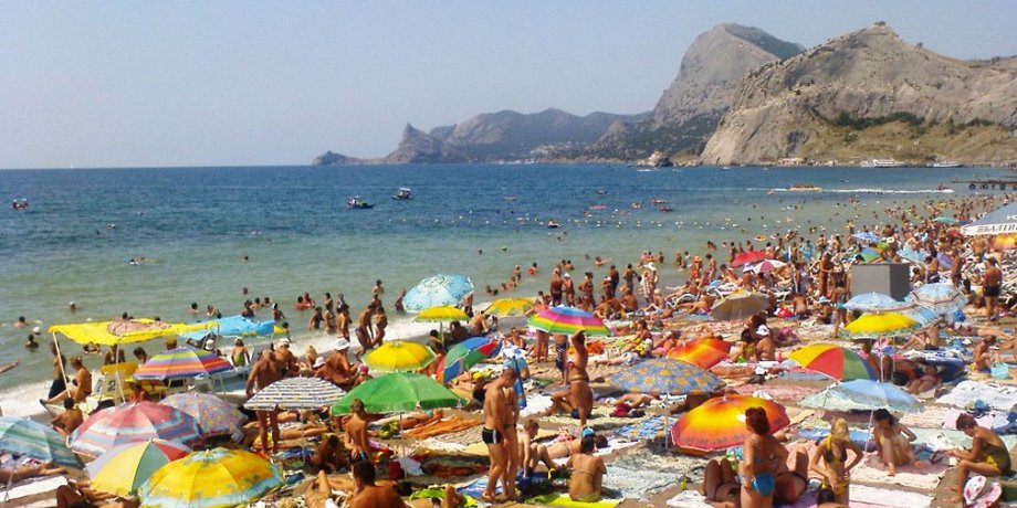 Крымский пляж / Фото: sudak.me