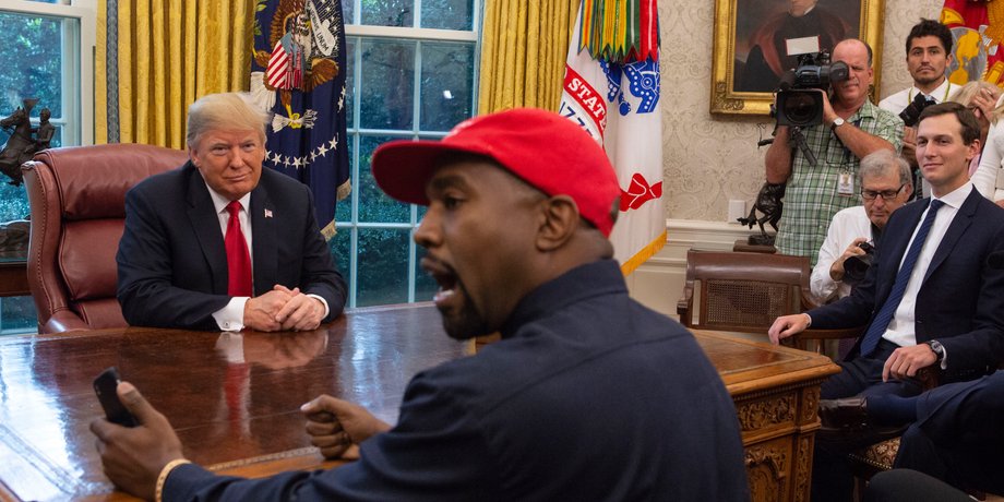 Канье Уэст, Дональд Трамп
