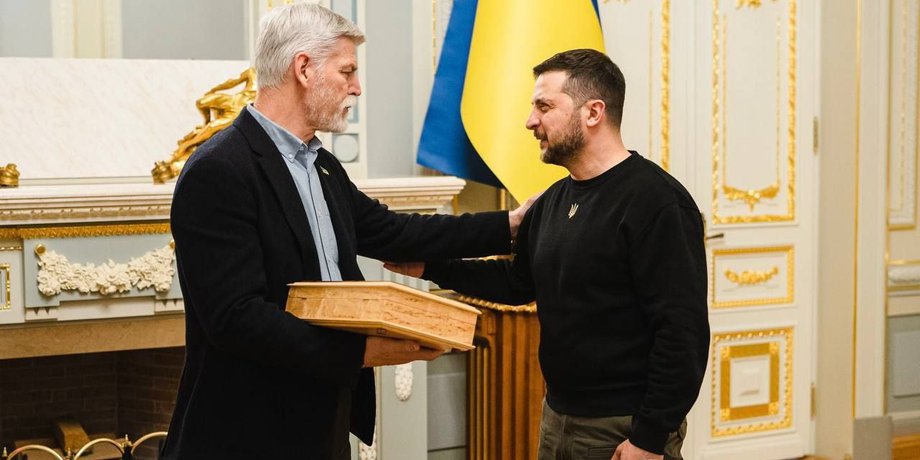 Петр Павел, президент Чехии, Петр Павел и Владимир зеленский