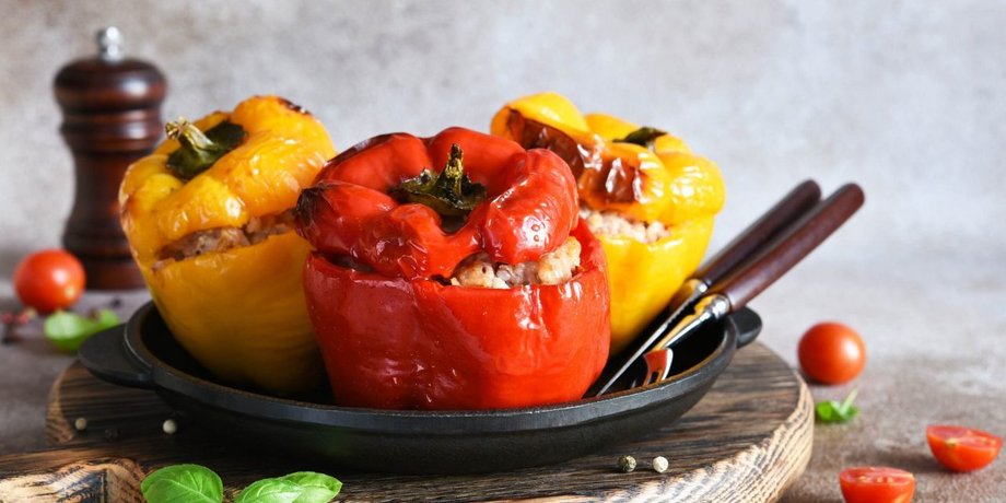 Фаршированный перец, перец рецепт, как приготовить вкусный фаршированный перец