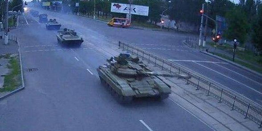 Танки в Луганске / Фото из открытых источников