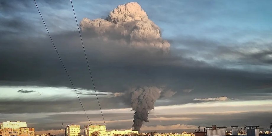 Зображення вибуху в Криму