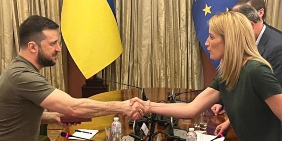 Метсола и Зеленский , премия сахарова,