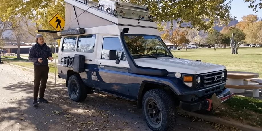 Toyota Land Cruiser J78, Toyota Land Cruiser, дом на колесах, автодом Toyota