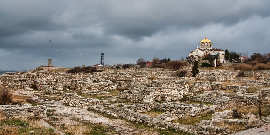 российские оккупанты, экспонаты, Херсонес Таврический, Крым, грабеж, уничтожение украинской культуры