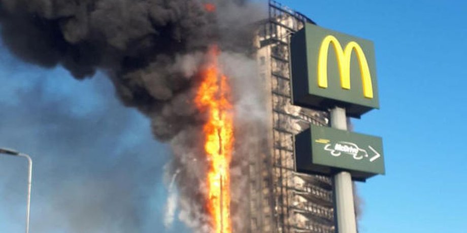 Італія, Мілан, пожежа,