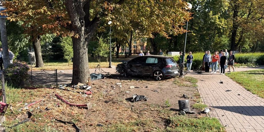 ДТП на Чоколовском бульваре в Киеве