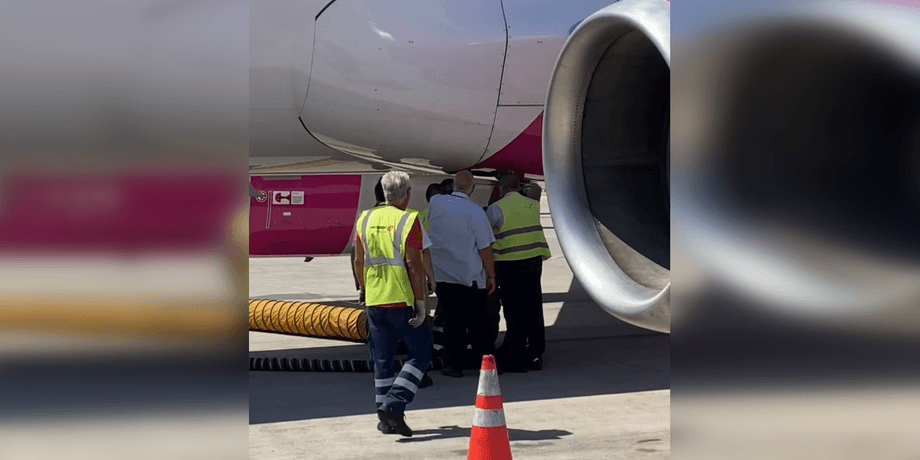 Самолет, Wizz Air, вылет